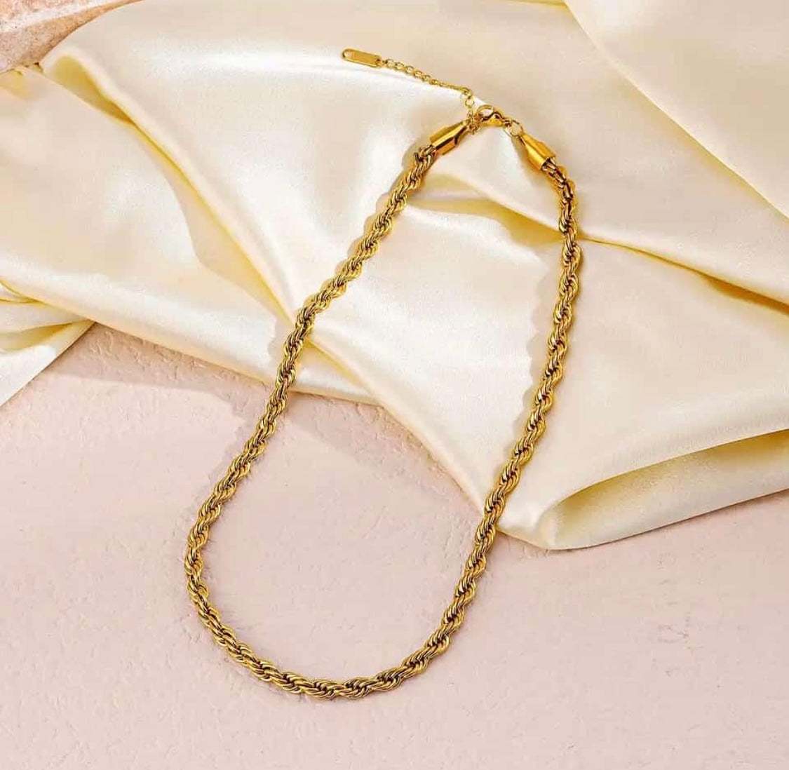 Twisted Gold Chain
