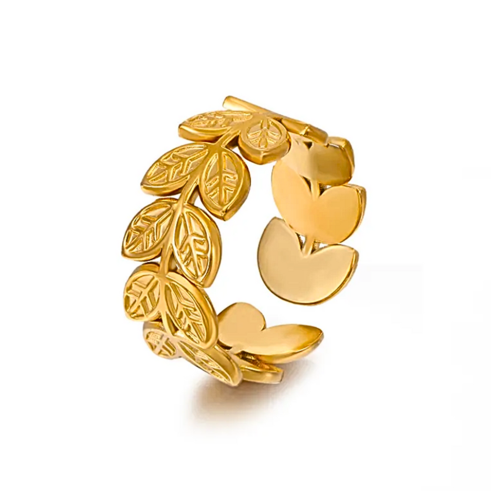 Indian Hanna Leafy Ring (Adjustable)