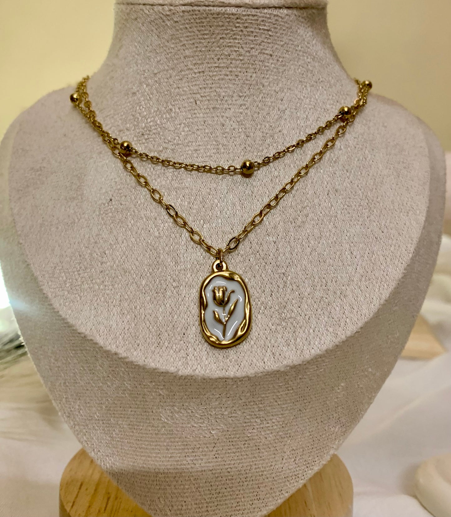 Floral Double Chain