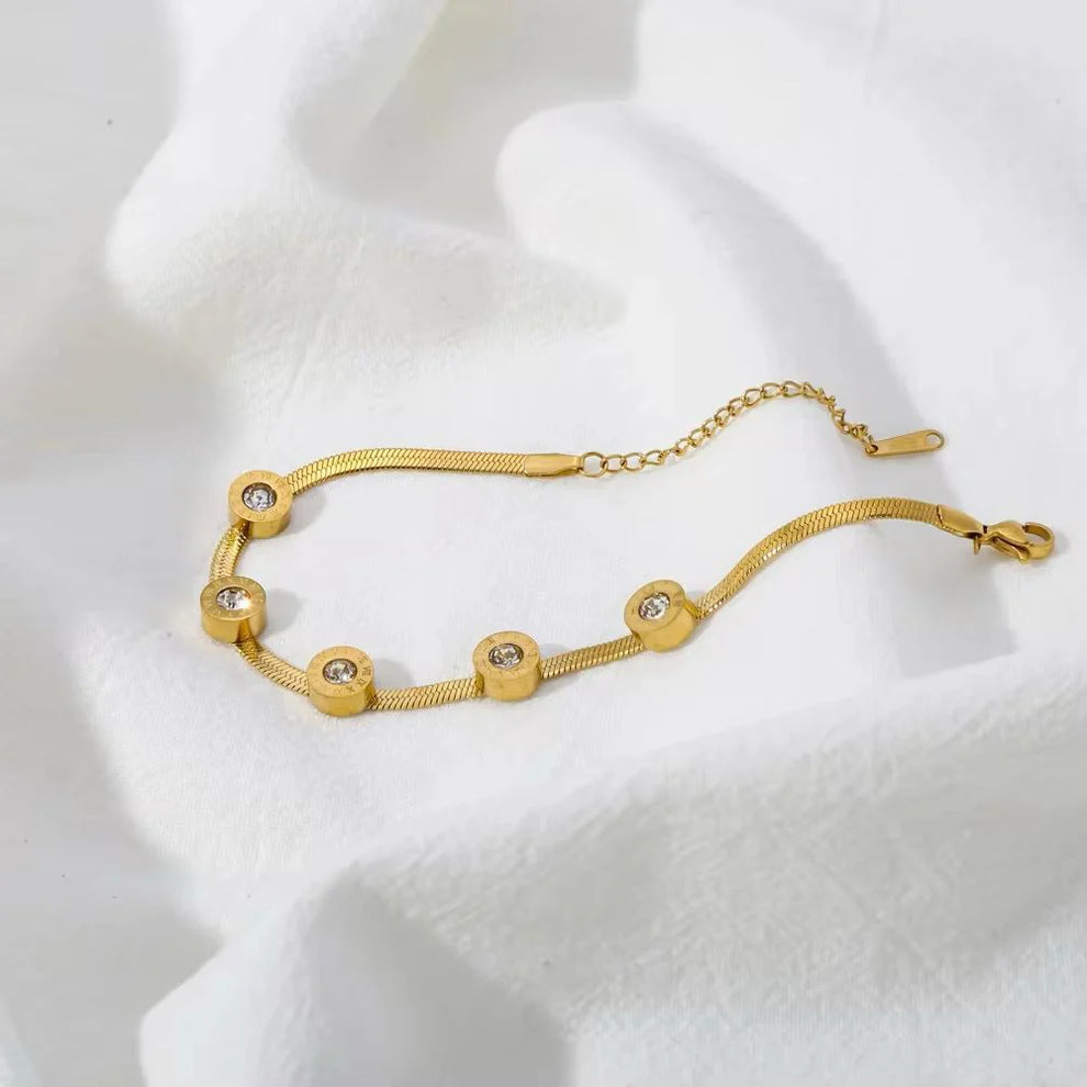 Cartier 5 Stones Bracelet