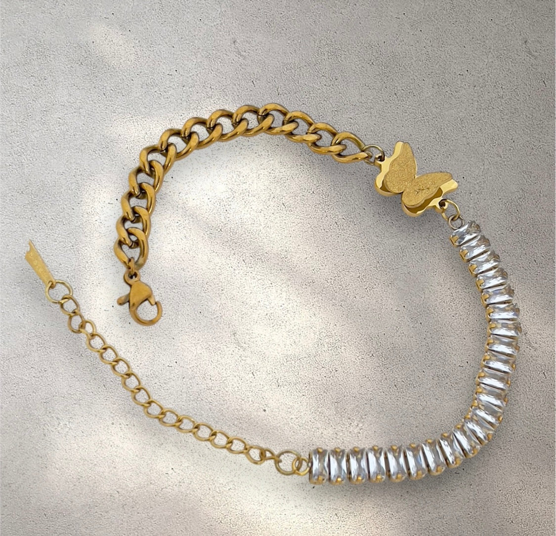 Flea Rhinestone Bracelet