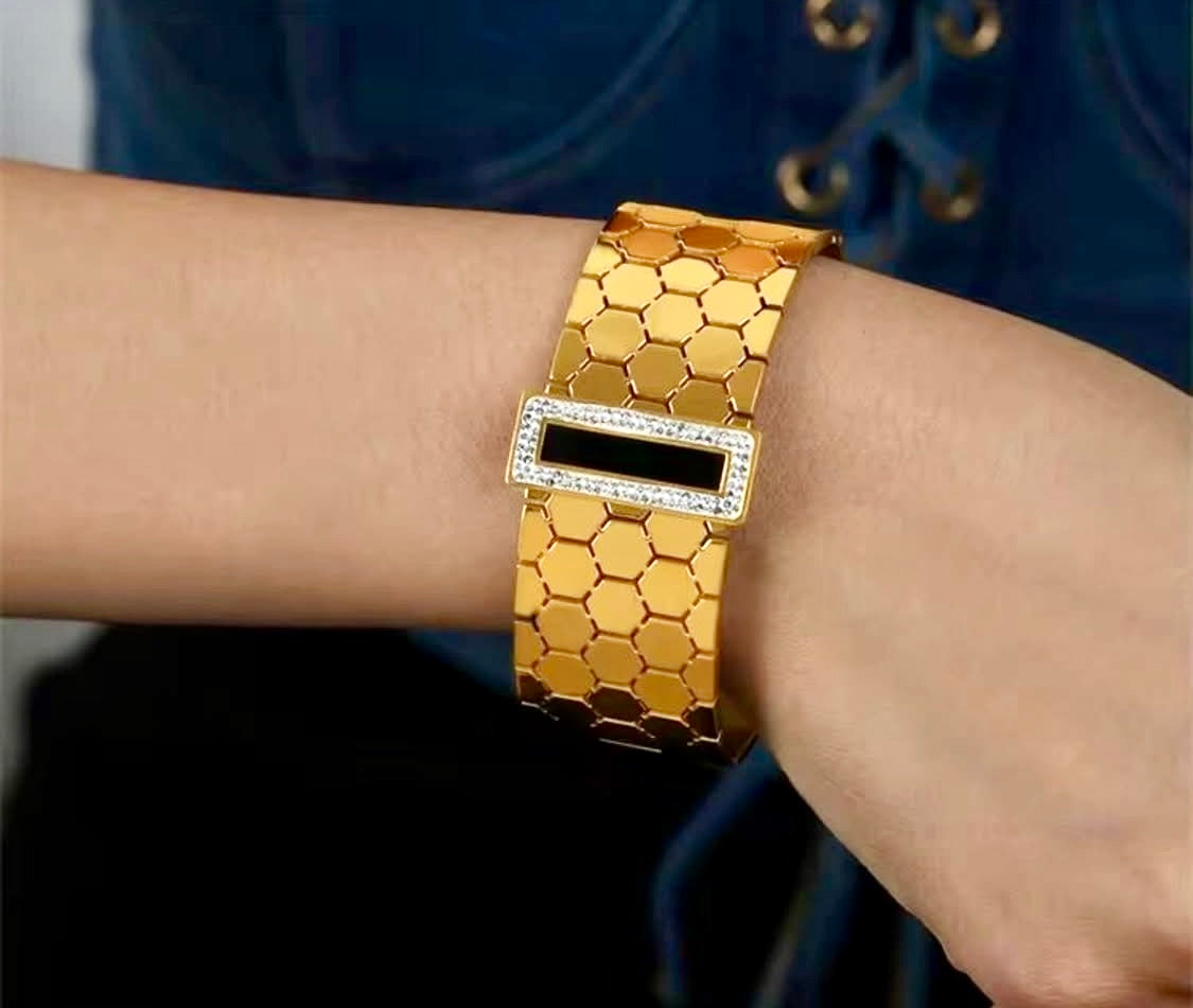 Honeycomb Haven Bangle
