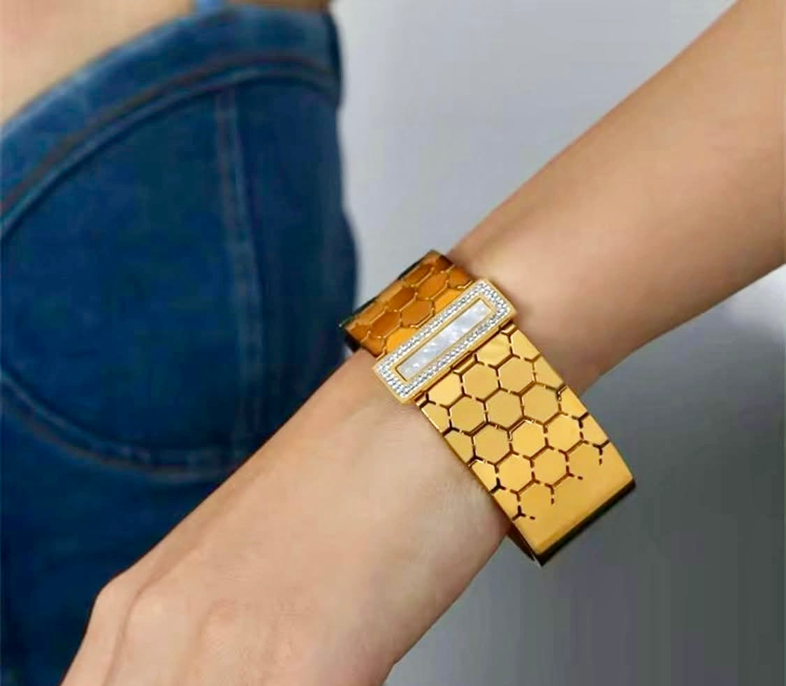 Honeycomb Haven Bangle