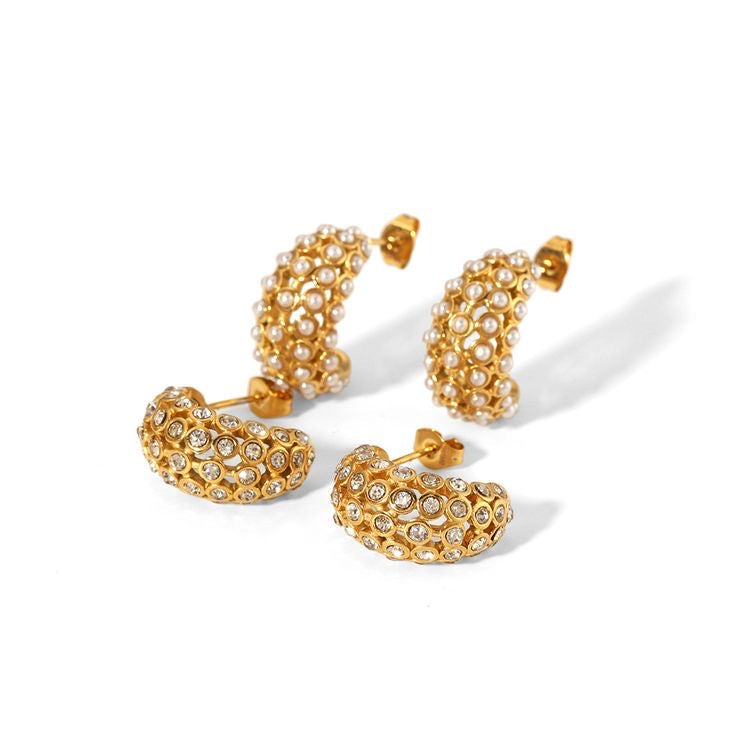 Lala Gold Studs