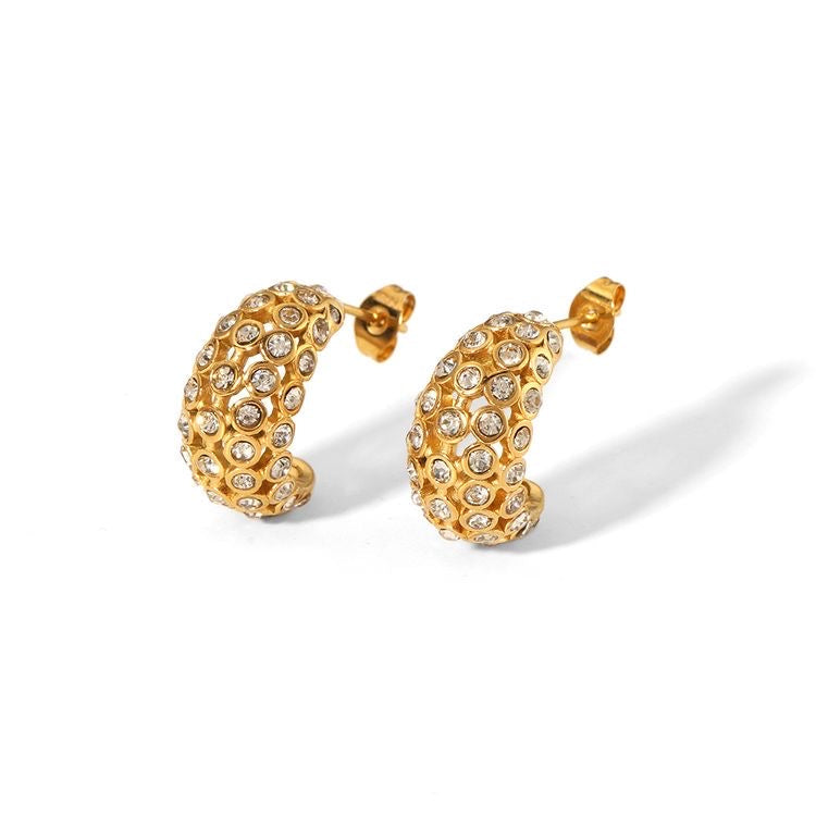 Lala Gold Studs