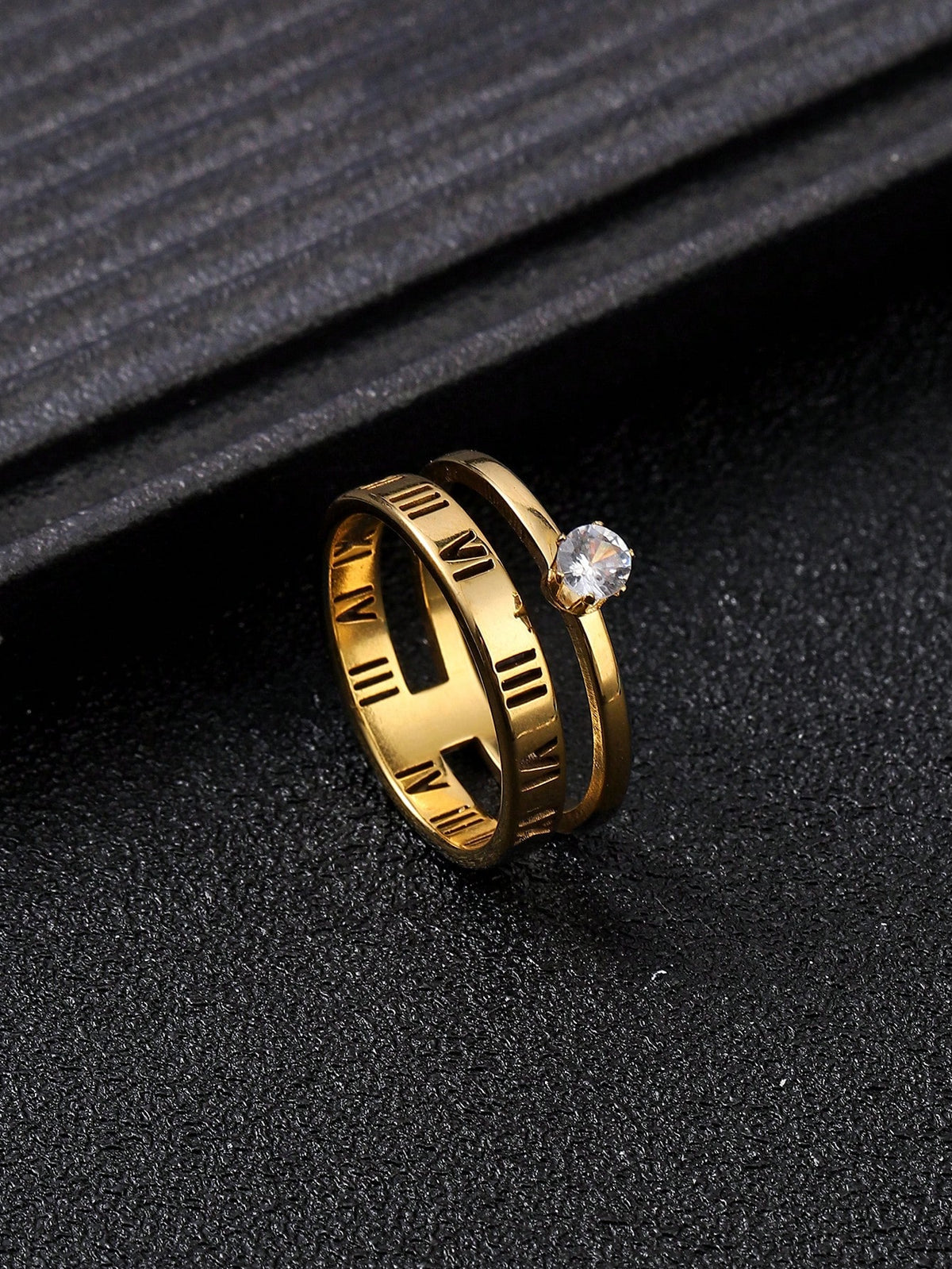 Diamond Rome Ring