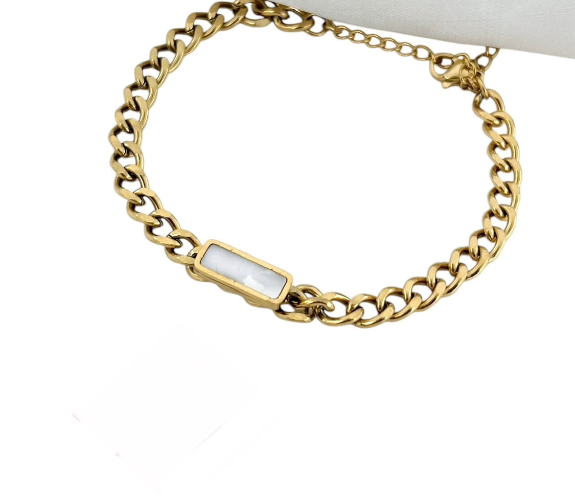 Onyx Bar Bracelet