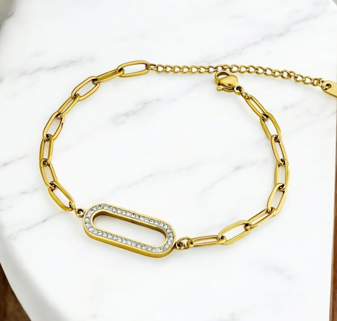 Diamond Accent Chain Bracelet