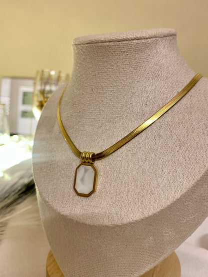 Annie white Pendant