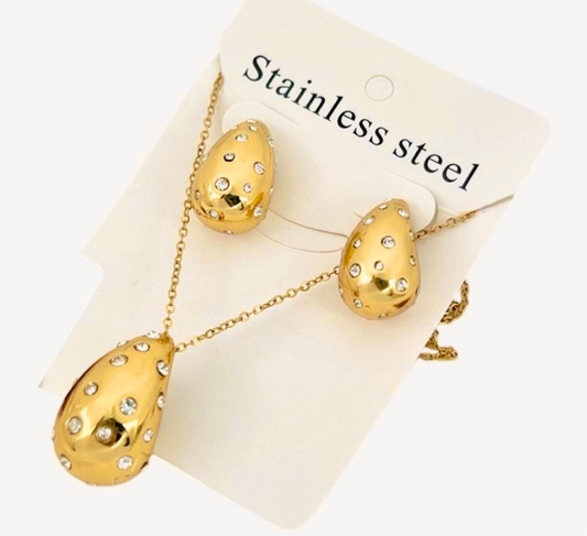 Water Drop Zircon Set