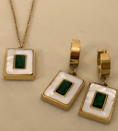 Emerald Gems Set