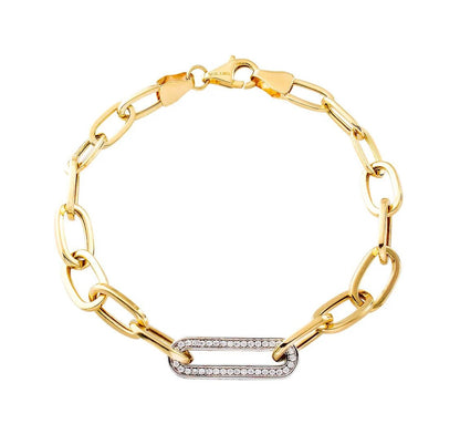 Diamond Accent Chain Bracelet