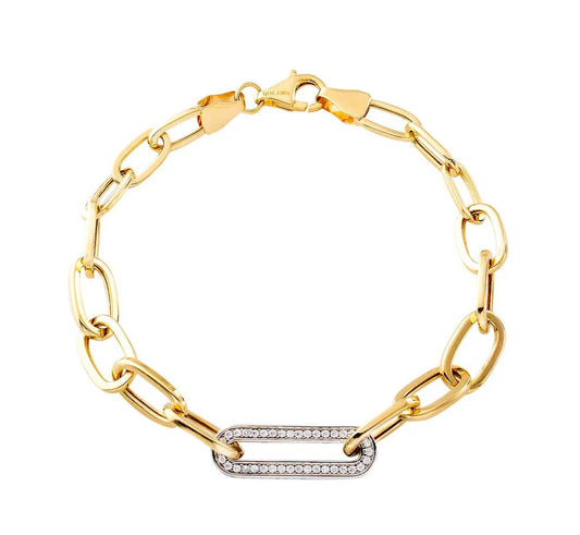 Diamond Accent Chain Bracelet