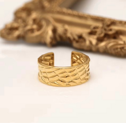 Honeycomb Ring (Adjustable)