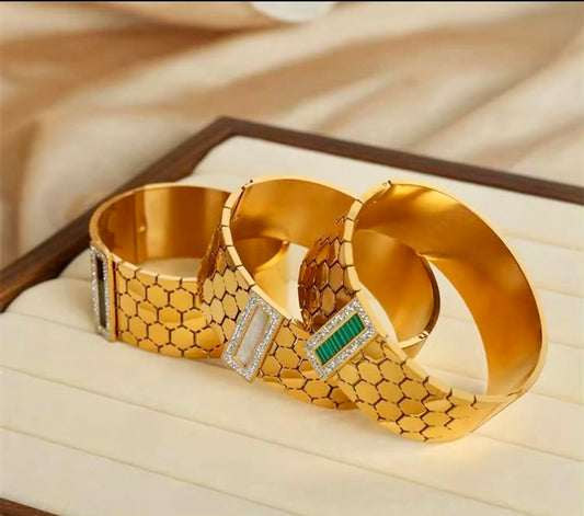 Honeycomb Haven Bangle