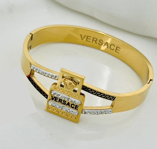 Gold V Bangle