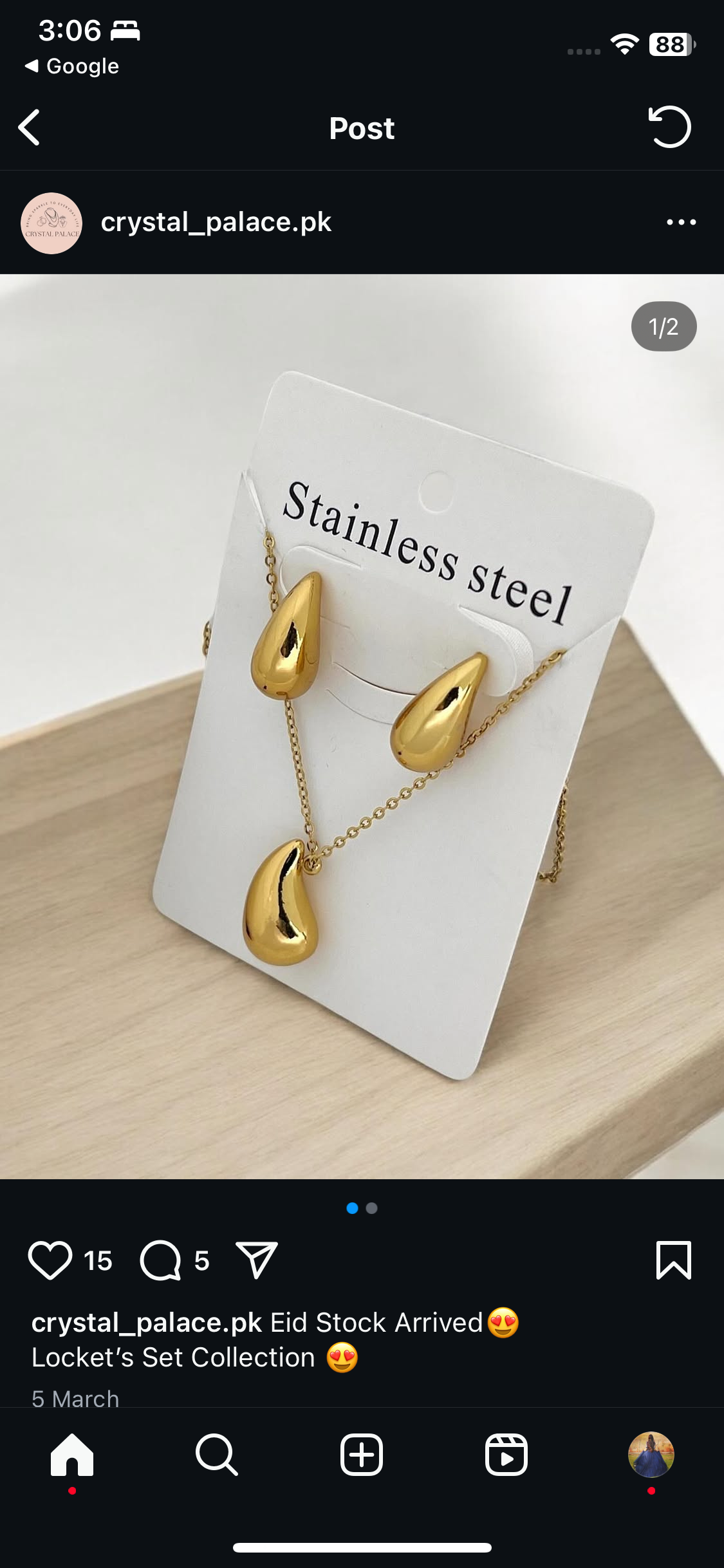 Droplet Golden Elegnace
