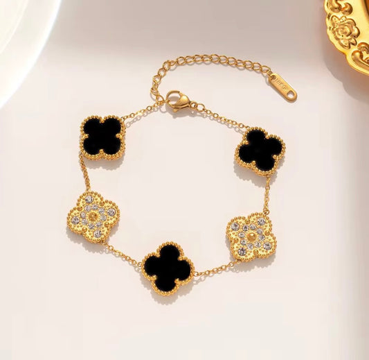 Zirconia Clocer Double Side Bracelet